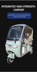 Mini <span class=keywords><strong>tricycle</strong></span> électrique solaire <span class=keywords><strong>pour</strong></span> <span class=keywords><strong>adulte</strong></span>, type ouvert, fabriqué en Chine - Product Image 4