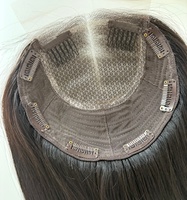 Tupé Negro al por Mayor, Cabello Virgen Europeo, Nudos Individuales, Rizado Jerry, Sistema de Reemplazo Transpirable con Encaje Completo HD para Mujer