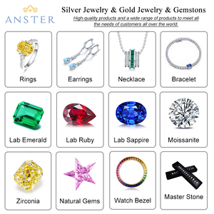Toptan <span class=keywords><strong>Lot</strong></span> özel erkek 925 gümüş katı takı 1.0ct erkekler Moissanite pırlanta yüzük - Product Image 6
