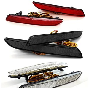 ไฟสะท้อนแสง LED ท้ายรถยนต์สำหรับ Honda Fit <span class=keywords><strong>Jazz</strong></span> 2010-2013 ไฟท้ายกันฝ้าแบบดัดแปลง กันน้ำ - Product Image 3