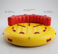 Bateau pneumatique gonflable avec tubulure de traction pour sports nautiques, canapé de traction pour lac, océan, piscine, jeux sportifs, location et vente