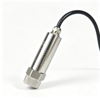 Capteur de vibration triaxial CE RS485, température, 0-200 mm/s, IP65, 10 Hz-1,6 kHz, accéléromètre OEM pour la surveillance des ventilateurs, pompes et moteurs