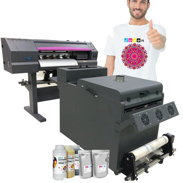 Textile Ink Jet Printer 330mm x 600mm A2 Size High Speed Professional Fabric DTF Printing Machine for T Shirt Apparel Printing