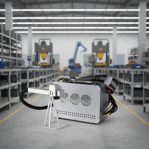 Máquina Láser Portátil de 100W para Eliminación de Óxido, Marcado y Corte, Limpiador de Pintura y Aceite, Eliminador de Óxido Portátil de Fibra L - Product Image 1