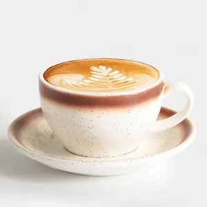 Nordic 200ml 250ml glazed ceramic expresso mug porcelain espresso cappuccino latte cup turkish coffee tea cups and saucers sets