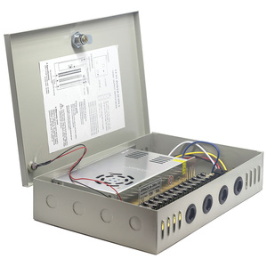 Fusible de reinicio <span class=keywords><strong>CCTV</strong></span> DC de 18 canales, caja de alimentación con enchufe de CA y bloqueo para cámaras de seguridad, DVRs, fuente de alimentación <span class=keywords><strong>CCTV</strong></span>, DC12V, 30 Amp - Product Image 4