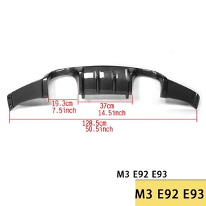 Factory E92 E93 Carbon Fiber Diffuser M3 Rear Bumper Diffuser <b>Splitter</b> <b>Lip</b> for BMW 3 Series E92 E93 M3 Car Diffuser Body Kits - Product Image 3