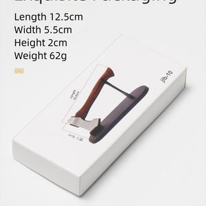 Mini hacha decorativa DIY para exteriores, con mango de madera, hoja doble de acero inoxidable, filo de corte de 3 cm, martillo de campo para montañismo - Product Image 5