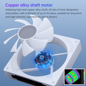 Snowman thiết kế mới nhất PC FAN 5V argb 120 mét khung gầm Fan gương PC trường hợp chơi game với argb người hâm mộ - Product Image 6