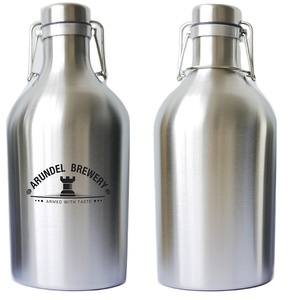 Di alta qualità 64oz 32oz in acciaio inox 304 cibo grwler <span class=keywords><strong>birra</strong></span> in acciaio inox tumbler con tappo a flip top - Product Image 3