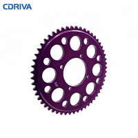 Cdriva Juego de piñones de cadena trasera de motocicleta de alta calidad 54T/64T para motos de Cross/ATV/motocicleta