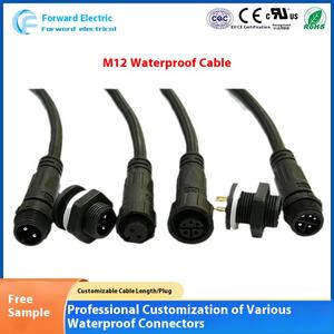 एम 12 तीन-कोर आईपी 67 नायलॉन वाटरप्रूफ 10a 600v वायर आउटडोर लाइटिंग ड्राइव पावर बुद्धिमान कृषि सिंचाई की आपूर्ति - Product Image 4