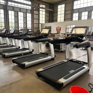 가정과 체육관 사용을위한 전기 LED 스크린과 빨간색의 180kg 반 중력 러닝 머신 - Product Image 6