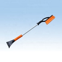 Brosse à neige télescopique avec grattoir à glace, brosse à neige extensible
