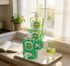 Detersivo <span class=keywords><strong>Liquido</strong></span> per Piatti al Tè Bianco Menta - Pulizia Efficace per <span class=keywords><strong>Vetro</strong></span> e Stoviglie - Product Image 2