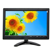 Moniteur de surveillance LCD de bureau 101 pouces VGA, dalle TN, 75 Hz, temps de réponse 0 ms, écran portable ultra-clair, beige, garantie 1 an