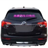 Panneau d'affichage LED couleur programmable par application Bluetooth pour voiture, USB 5V, avec messages défilants, panneau matriciel LED, affichage numérique pour centre commercial