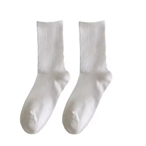 Calcetines Deportivos de Alta Calidad al Por Mayor, Calcetines de Algodón con Diseño de Logotipo Bordado en Jacquard Blanco, Negro y Rojo, Calcetines Casuales Finos - Product Image 5