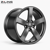 Nuevas Llantas de Aleación Forjadas Monobloque Premium ZL para Rines Personalizados de 18-20 Pulgadas con Diseño Cóncavo, Compatibilidad OEM, Posventa