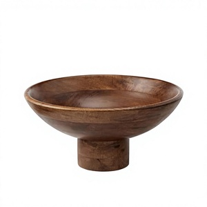 Frutero Decorativo Vintage de Madera Pulida, Ecológico, para Servir Alimentos, Artículos para Fiestas, Estilo Americano Moderno, BS INTERNATIONAL - Product Image 4