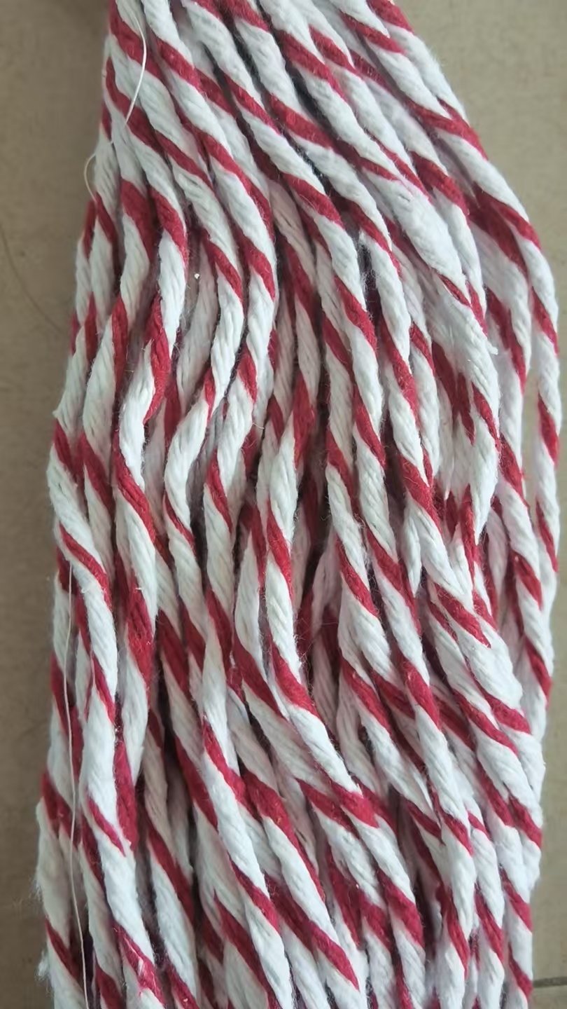 Cotton yarn-Red&White