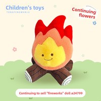 YD TOYS Jouet en peluche en forme de bâton de feu, série thème maison de jeu et camping, jouet éducatif pour enfants de 5 à 7 ans, pour les fêtes
