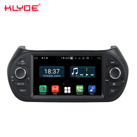 Autoradio pour Fiat Fiorino 2008-2015 Klyde KD-7504 Klyde Écran tactile Android GPS avec prise en charge de la radio CarPlay sans fil et Auto