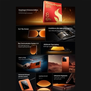 Phiên bản toàn cầu realme GT7 Pro 12GB + 256GB 6.78 inch Android 15 5g điện thoại thông minh lĩnh vực GT 7 Pro hỗ trợ Google chơi - Product Image 5