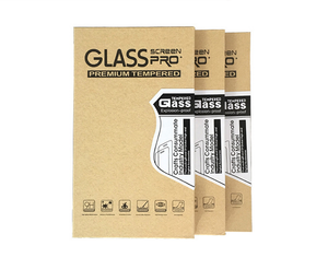 Various Sizes Factory Price Kraft Paper Packaging Box for phone ipad Tablet Screen Protector glass