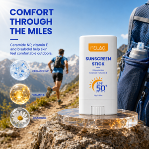 SPF 50 Sonnenschutz für fettige Haut, aufhellender Bio-Sonnenschutz, Eigenmarke, Reisegröße, individueller natürlicher Sonnenschutzstift für Wanderungen - Product Image 1