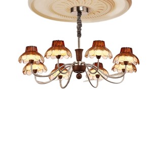 French South Sea Style Chandelier Multi Head <b>Led</b> <b>Light</b> Adjustable Chain For Living Room Bedroom Dining Room - Product Image 3