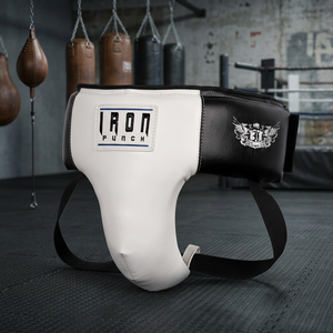 Protector de Cintura y Entrepierna Deportivo Deluxe IRON PUNCH IP-1500, Protector de Entrepierna de Cuero con Logotipo Personalizado - Product Image 2