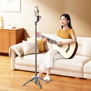 OULAIKE Y21/S Adjustable 180cm Selfie Stick with Remote Lightweight Portable <strong>Tripod</strong> Compatible for iPhone &amp; Android - Product Image 6