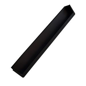Recessed Rectangular <strong>Handle</strong> Aluminum Alloy Europe Modern Black Furniture Door <strong>Handle</strong> Aluminium Alloy <strong>Handle</strong> &amp; Knob - Product Image 1