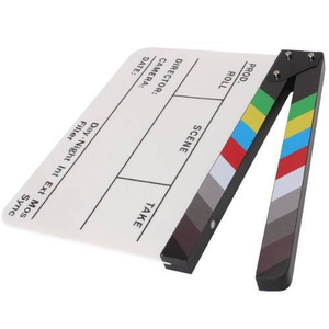 Petit Clap Cineme Acrylique <span class=keywords><strong>pour</strong></span> le tournage de films secs <span class=keywords><strong>pour</strong></span> la caméra ou l'ardoise de scène du réalisateur TV - Product Image 5