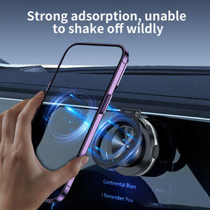 Support universel en verre <span class=keywords><strong>pour</strong></span> téléphone de voiture, <span class=keywords><strong>cellule</strong></span> d'aspiration par adsorption sous vide, portable et pliable, support magnétique en métal - Product Image 4