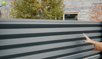 Clôture en Aluminium persienne clôture en Aluminium conception de clôture jardin en Aluminium balcon clôture d'intimité