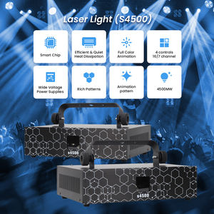 Buona qualità 4500MW DJ luce Laser animazione natale luce Laser all'aperto per attrezzature di scena - Product Image 2