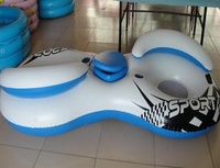 Équipement de jeu aquatique gonflable pour piscine, bouée de natation avec style sirène