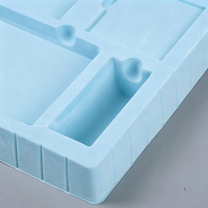 Plateau thermoformé personnalisé floqué OEM multicolore pour emballages de cosmétiques et de produits de santé - Product Image 1