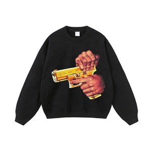 Sudadera con Capucha Vintage para Hombre, Estilo Retro Americano, Invierno 2025, Estampado de Personajes, Talla Grande, Lavada, Estilo Antiguo - Product Image 4