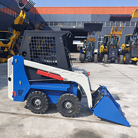 Mini-chargeuse compacte diesel Kubota V1000 T460 T470 de 200 kg à 300 kg avec moteur Kubota et accessoire de chargeuse compacte