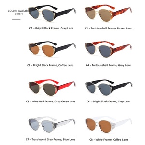 Gafas <span class=keywords><strong>de</strong></span> Sol Retro Wei <span class=keywords><strong>Ken</strong></span> 6206 con Diseño <span class=keywords><strong>de</strong></span> Ojo <span class=keywords><strong>de</strong></span> Gato, Elegantes para Hombre y Mujer, para Exteriores, con Certificación CE, Gran Venta - Product Image 5