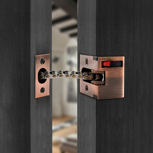 <strong>Door</strong> <strong>Chain</strong> <strong>Lock</strong> Security <strong>Chain</strong> Guard Spring Anti Theft Press to <strong>Lock</strong> Heavy Duty Latch <strong>Door</strong> Guard