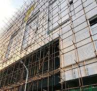 Façade de mur rideau d'hôtel en alliage d'aluminium personnalisée en Chine, panneau métallique décoratif 3D avec des caractéristiques ignifuges et imperméables