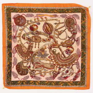 Écharpe imprimée de style pastoral en coton et lin, version coréenne haut de gamme de la mode féminine japonaise, style fin et original, pour le printemps - Product Image 6