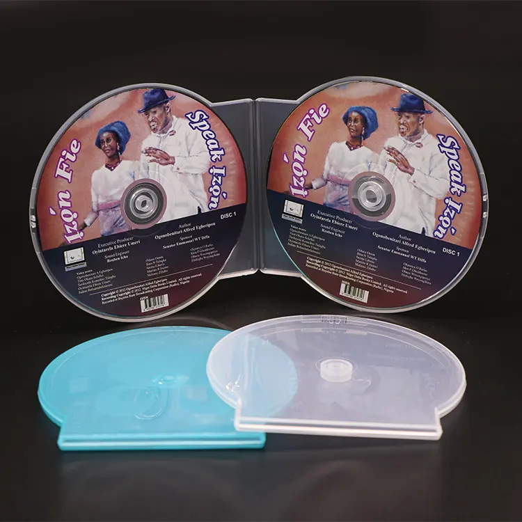 Vỏ Sò DVD Bao Bì Nhựa Nhiều Đĩa Hộp Trống Mini CD DVD Vỏ Sò PP Trường Hợp