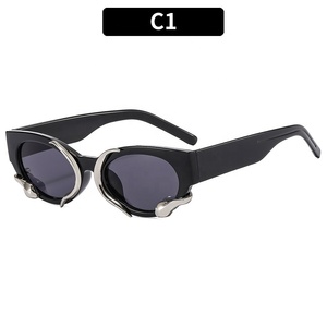 Tinh Thần rắn Mèo Mắt kính mát thời trang cao Hàn Quốc retro mùa hè kính mặt trời Burst Kính mát màu - Product Image 3