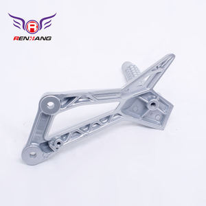 Reposapiés Inferiores para Motocicleta <span class=keywords><strong>Renhang</strong></span> de Alta Calidad, Fundición a Presión ADC12 Plateada, Pintados con Pintura en Aerosol, para Sistema de Carrocería de Motocicletas Loncin, 1 Año de Garantía - Product Image 4