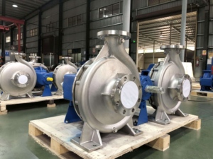 Bomba de Agua ISO2858 Completamente en Acero Inoxidable, Apta para Líquidos Corrosivos (Químicos, Petróleo, Desalinización de Agua de Mar) - Product Image 3